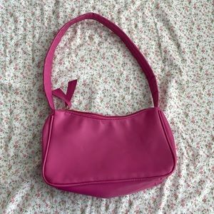 pink PU mini bag